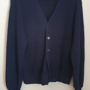 Vintage Navy Cardigan